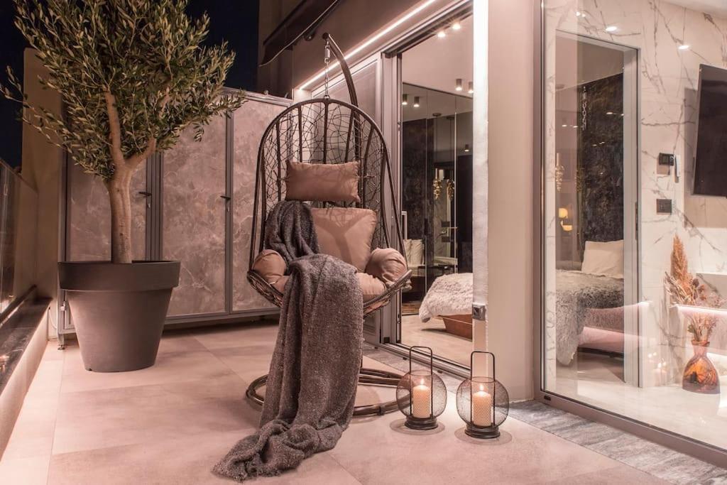 Luxury Acropolis View Apartment-Living Stone Black Pearl Athene Buitenkant foto