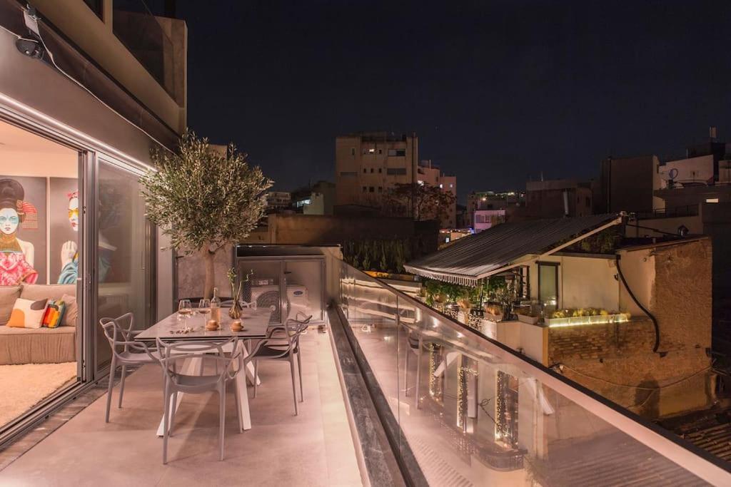 Luxury Acropolis View Apartment-Living Stone Black Pearl Athene Buitenkant foto