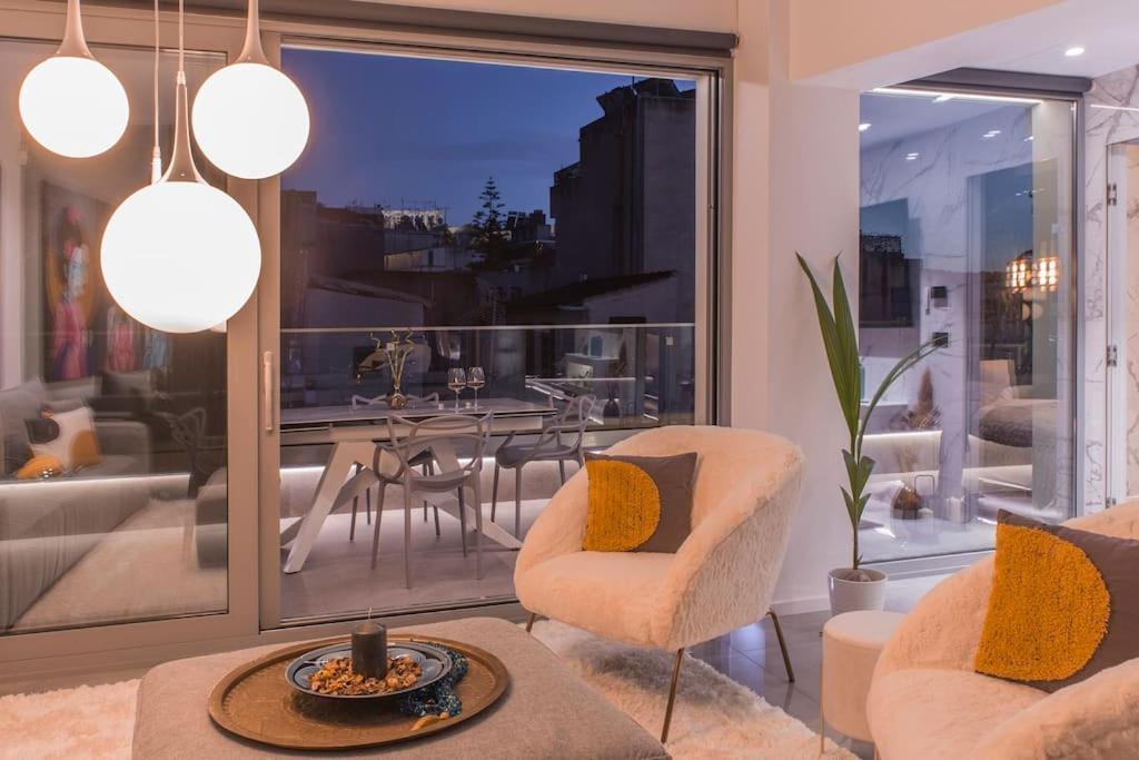 Luxury Acropolis View Apartment-Living Stone Black Pearl Athene Buitenkant foto
