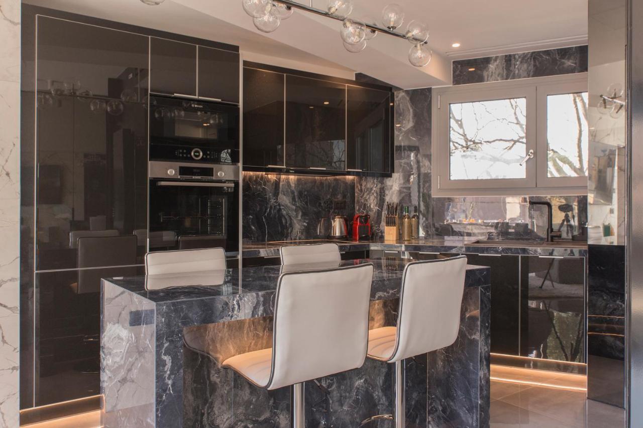 Luxury Acropolis View Apartment-Living Stone Black Pearl Athene Buitenkant foto